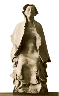 Várakozás (bronz 40x18x16 cm) 1982