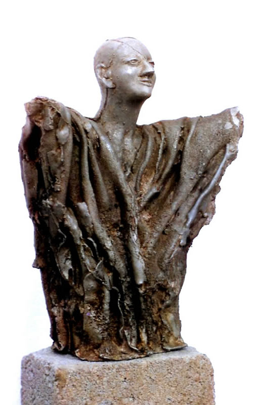 Hamispróféta (bronz 30x16x30cm) 1983